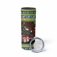 Scotland Christmas Skinny Tumbler Scottish Terrier - Nollaig Chridheil - Wonder Print Shop