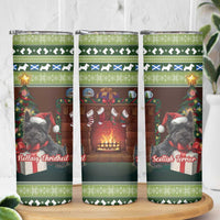 Scotland Christmas Skinny Tumbler Scottish Terrier - Nollaig Chridheil - Wonder Print Shop