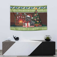 Scotland Christmas Tapestry Scottish Terrier - Nollaig Chridheil - Wonder Print Shop