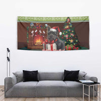 Scotland Christmas Tapestry Scottish Terrier - Nollaig Chridheil - Wonder Print Shop