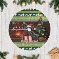 Scotland Christmas Tree Skirt Scottish Terrier - Nollaig Chridheil - Wonder Print Shop