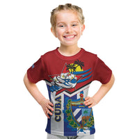 Cuba Independence Day Kid T Shirt Cuban Trogon Mix Hedychium Coronarium - Wonder Print Shop