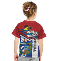 Cuba Independence Day Kid T Shirt Cuban Trogon Mix Hedychium Coronarium - Wonder Print Shop
