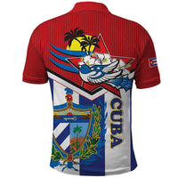 Cuba Independence Day Polo Shirt Cuban Trogon Mix Hedychium Coronarium - Wonder Print Shop