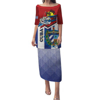 Cuba Independence Day Puletasi Cuban Trogon Mix Hedychium Coronarium - Wonder Print Shop