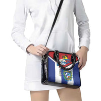 Cuba Independence Day Shoulder Handbag Cuban Trogon Mix Hedychium Coronarium