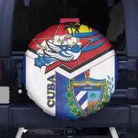 Cuba Independence Day Spare Tire Cover Cuban Trogon Mix Hedychium Coronarium - Wonder Print Shop
