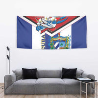 Cuba Independence Day Tapestry Cuban Trogon Mix Hedychium Coronarium - Wonder Print Shop