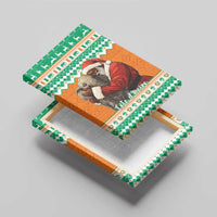 Ivory Coast Christmas Canvas Wall Art Black Santa With Forest Elephant - Wonder Print Shop