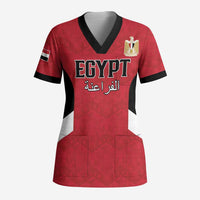 Custom Egypt Football Scrub Top Pharaohs Road To The World 2026 - Wonder Print Shop