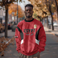 Custom Egypt Football Sweatshirt Pharaohs Road To The World 2026 - Wonder Print Shop