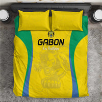 Gabon Football Bedding Set Go Champions Les Pantheres - Wonder Print Shop
