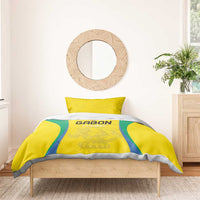 Gabon Football Bedding Set Go Champions Les Pantheres - Wonder Print Shop
