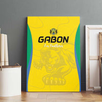 Gabon Football Canvas Wall Art Go Champions Les Pantheres - Wonder Print Shop