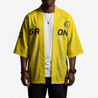 Custom Gabon Football Kimono Go Champions Les Pantheres - Wonder Print Shop