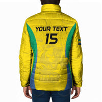 Custom Gabon Football Padded Jacket Go Champions Les Pantheres - Wonder Print Shop