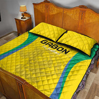 Gabon Football Quilt Bed Set Go Champions Les Pantheres - Wonder Print Shop