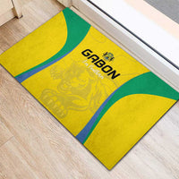 Gabon Football Rubber Doormat Go Champions Les Pantheres - Wonder Print Shop