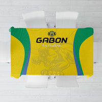 Gabon Football Tablecloth Go Champions Les Pantheres - Wonder Print Shop