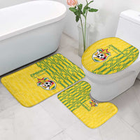 Zimbabwe Football Bathroom Set Come On Warriors - Kente Pattern LT15