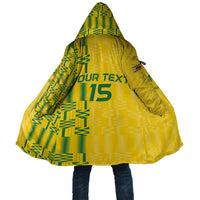Custom Zimbabwe Football Cloak Come On Warriors - Kente Pattern - Wonder Print Shop