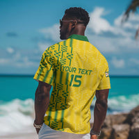 Custom Zimbabwe Football Hawaiian Shirt Come On Warriors - Kente Pattern - Wonder Print Shop