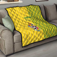 Zimbabwe Football Quilt Come On Warriors - Kente Pattern - Wonder Print Shop