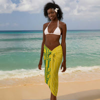 Zimbabwe Football Sarong Come On Warriors - Kente Pattern - Wonder Print Shop