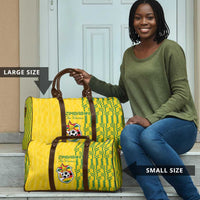 Zimbabwe Football Travel Bag Come On Warriors - Kente Pattern - Wonder Print Shop