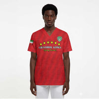 Custom Equatorial Guinea Football Scrub Top Go Nzalang Nacional Go - Wonder Print Shop