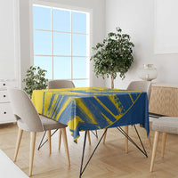 Ukraine Football Tablecloth Blue And Yellow Grunge Style - Wonder Print Shop