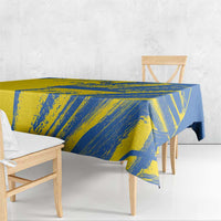 Ukraine Football Tablecloth Blue And Yellow Grunge Style - Wonder Print Shop