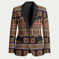 Bamenda Toghu Blazer Cameroon Traditional Pattern