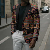 Bamenda Toghu Blazer Cameroon Traditional Pattern
