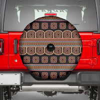 Bamenda Toghu Spare Tire Cover Cameroon Traditional Pattern