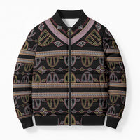 Cameroon Bomber Puffer Jacket Toghu Pattern Heritage