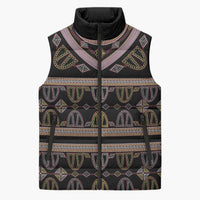 Cameroon Sleeveless Puffer Jacket Toghu Pattern Heritage