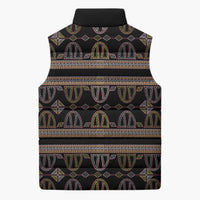 Cameroon Sleeveless Puffer Jacket Toghu Pattern Heritage