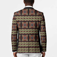 Cameroon Traditional Pattern Blazer Bamenda Royal Toghu