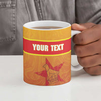 Zimbabwe Cricket Custom Ceramic Mug Come On Chevrons