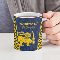 Custom Sri Lanka Cricket Ceramic Mug Go Champions Lions