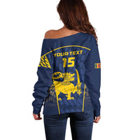 Custom Sri Lanka Cricket Off Shoulder Sweater Go Champions Lions
