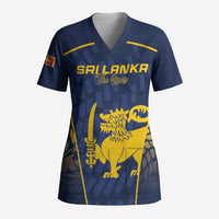 Custom Sri Lanka Cricket Scrub Top Go Champions Lions