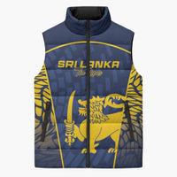 Custom Sri Lanka Cricket Sleeveless Puffer Jacket Go Champions Lions