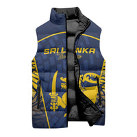 Custom Sri Lanka Cricket Sleeveless Puffer Jacket Go Champions Lions
