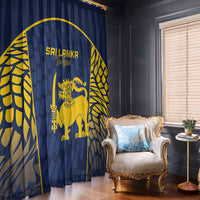 Sri Lanka Cricket Window Curtain Go Champions Lions
