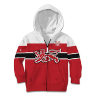 Custom Denmark Ice Hockey 2026 Kid Hoodie Fight for Glory Red Jersey