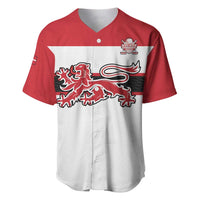 Custom Denmark Ice Hockey 2026 Baseball Jersey Fight for Glory White Jersey