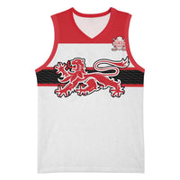 Custom Denmark Ice Hockey 2026 Basketball Jersey Fight for Glory White Jersey