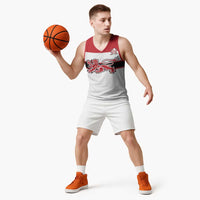 Custom Denmark Ice Hockey 2026 Basketball Jersey Fight for Glory White Jersey